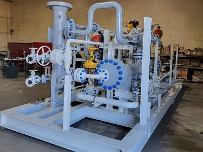 SKID MOUNTED PROCESS SYSTEM NACE MR0175 MATERIAL PPV CORP PERRIS CA