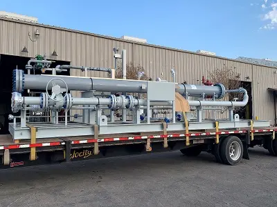 SKID MOUNTED PROCESS SYSTEM NACE MR0175 MATERIAL PPV CORP PERRIS CA